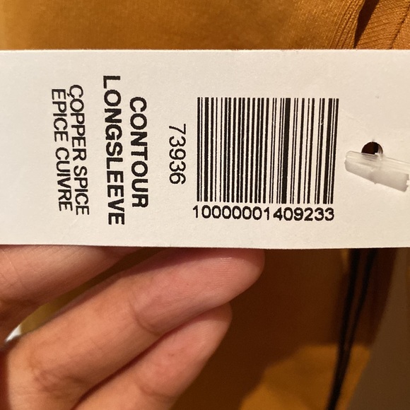 Babaton contour bodysuit (long sleeve, square neck) XS - Picture 5 of 5